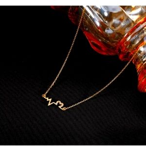 NEW 18k Gold | 925 Sterling Silver ECG Diamond Adjustable Necklace